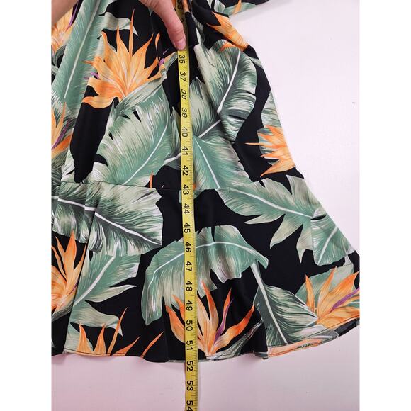 Show me your mumu sz small floral one shoulder vacation Maxi dress casual beach - Picture 6 of 7